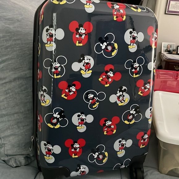 Disney by Ful Mickey Mouse hard side spinner carryon luggage, 21”, charcoal - Picture 5 of 8